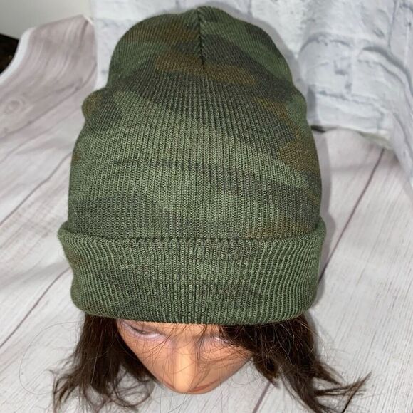 Winter camo beanie OS Men green - Picture 2 of 5